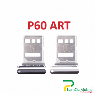 Khay Sim For Huawei P60 ART SIM + SIM  Micro SD Card Tray Zin New